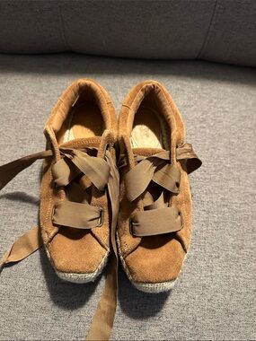UGG Chestnut Suede Espadrille with Laces